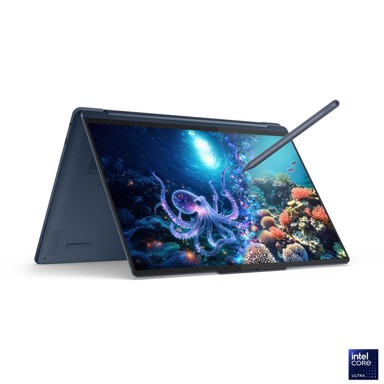 LENOVO Laptop Yoga 9 2-in-1 / Intel Core Ultra 7 258V, 14.0", 2880x1800, 32GB, 1TB SSD, Windows 11 Pro, plava